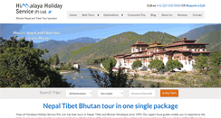 Desktop Screenshot of himalayasguide.com